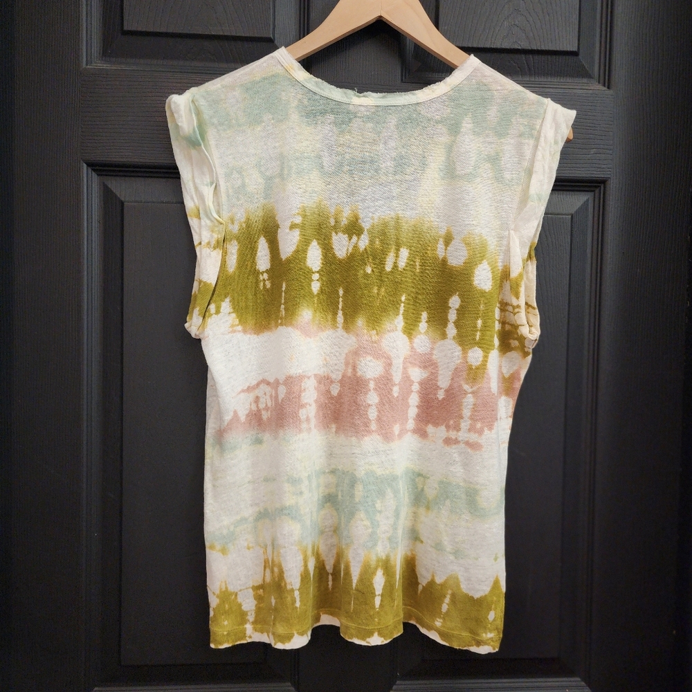 Young Fabulous & Broke Sz. M 100% Linen Loni Tee - Picture 14 of 16
